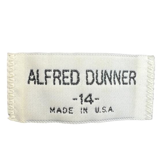 Vintage Alfred Dunner Paisley Blazer Jacket Blue Size 14 Floral Button Front - Picture 3 of 10